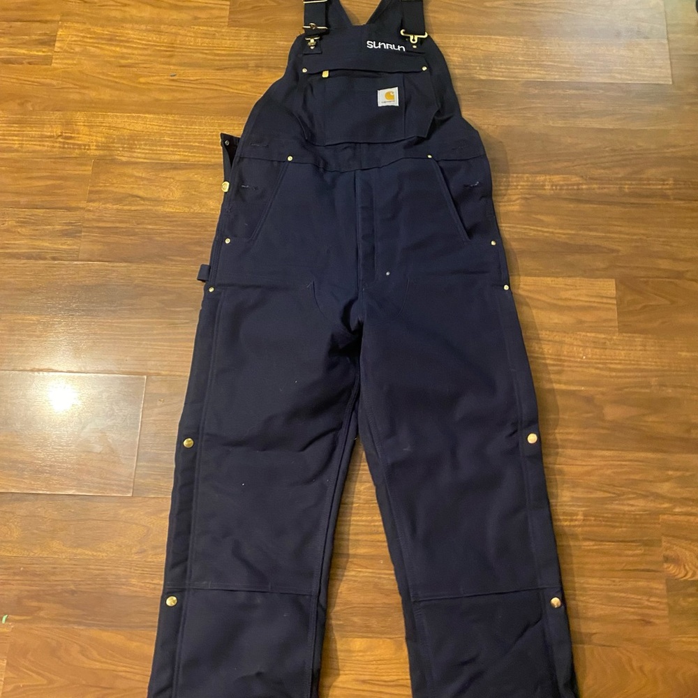 Carhartt Dark Blue Work Overalls